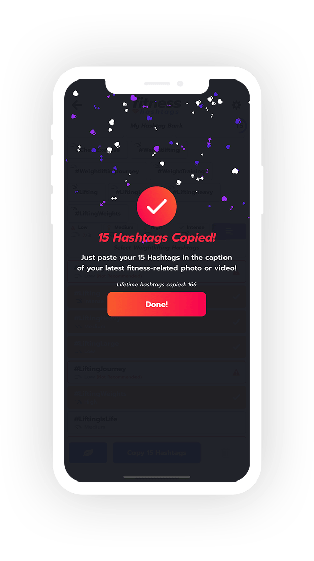 Fitness Hashtags App Best hashtags for Fitness, Gym & Workout content